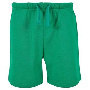 Build Your Brand Bb034-kids Basic sweatshorts, grasgroen, 158-164 kinderen, uniseks, Grasgroen, 158/164 cm
