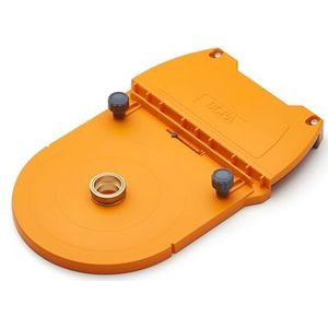 Bora 542005 Router Dado Jig, de houtbewerkingsfreesgeleiding die voor nauwkeurige, rechte dado's, konijnen en kegels mogelijk maakt, rood