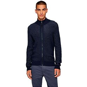 BOSS Ammanuel Regular Fit jas voor heren, met logo-patch van siliconen, Dark Blue404, XXL
