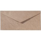 Vaessen Creative Grote Rechthoekige Florence Enveloppen voor wenskaarten, Kraft, Set van 25, bijpassende kaarten beschikbaar
