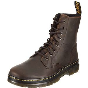 Dr. Martens Unisex 8 Eye Boot springlaarzen voor kinderen, bruin, 39 EU