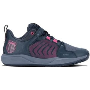 K-Swiss Dames Ultrashot Team Tennis Shoe, Orion Blue Infinity Carmine Rose, 37 EU