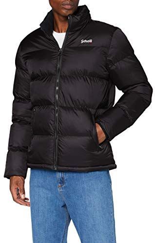 Schott NYC Idaho Uniseks donsjack, Zwart, L