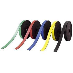 Nobo Magneetband, 5 mm x 2 m, rood, 1901105