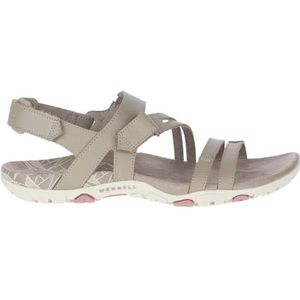 Merrell - Sandalen - Beige - Leer - Textiel - Rubber