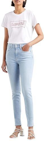 Levi's - High Rise Skinny Jeans - Lichtblauw - Denim
