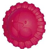 Nobby massief rubber bal ""Leeuw"" rood 7,5 cm
