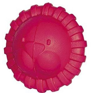 Nobby massief rubber bal ""Leeuw"" rood 7,5 cm