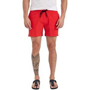 DeFacto Zwemshorts voor heren, zwembroek voor heren, rood, L