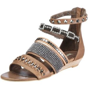 Buffalo London 310-2119 Maya Leather Taupe 01 113186 Damessandalen, grijs taupe 01, 36 EU