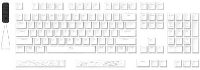 HyperX Pudding Keycaps 2 - Full Key Set - PBT - White (US Layout) Toetsenbordkapje