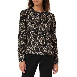 Peppercorn Malene blouse met lange mouwen | zwarte blouses voor dames VK | lente dames tops | maat L