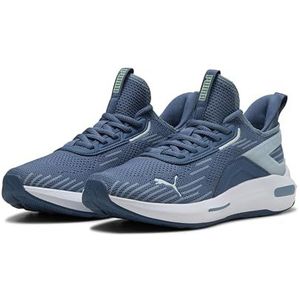 PUMA Unisex Softride Enzo 5 Hype Road Running Schoen, Donker Indigo Koel Blauw Bruisend Licht, 44 EU
