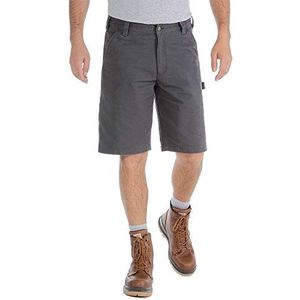 Carhartt Rigby Dungaree Shorts voor heren, Grijs Shadow, 28W