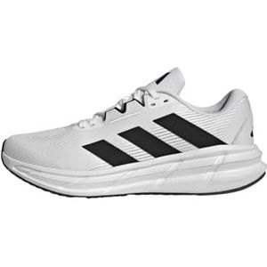 adidas Questar 3 Hardloopschoenen voor heren, niet-voetbal laag, Ftwr White Core Zwart Dash Grijs, 37 1/3 EU