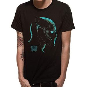 T-Shirt (Unisex-Xl) Neon Face (Black)