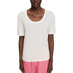 ESPRIT Collection T-shirt voor dames, 110, gebroken wit, XL