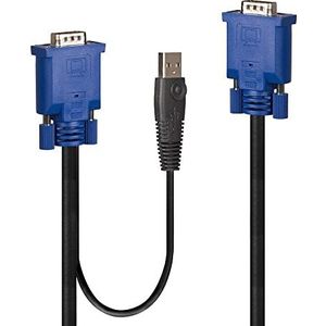 Lindy 3m gecombineerde KVM & USB-kabel