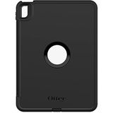 OtterBox Defender Case voor iPad Air 10,9-Inch (4e gen 2020 / 5e gen 2021), schokbestendig, ultra robuuste met ingebouwde schermbeschermer, 2x getest volgens militaire standaard, Zwart