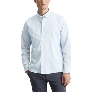 Overhemd - Effen - Katoen - Lange Mouw - Regular Fit