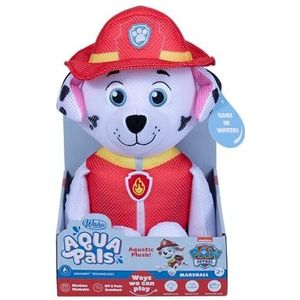 Wahu Aqua Pals Chase Paw Patrol, Pluche waterspeelgoed Kinderen vanaf 2 Jaar, Sneldrogend, Waterdicht Pluche voor in Bad en Zwembad, Onderhoudsvriendelijk