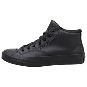 Converse Chuck Taylor All Star Malden Street Faux Leather Sneakers voor heren, Black Black Dk Smoke Grey, 40 EU