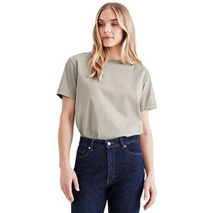 Crew Tee Regular Forest Fog L -
