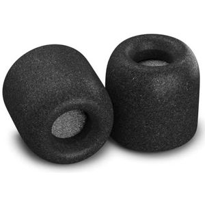 Comply Isolation Plus ruisonderdrukking Memory Foam oortelefoon Tips voor Audio-Technical, Bose QuietComfort 20, Denon, JVC, RHA, SoundMAGIC en meer, vervangende oordopjes met veilige pasvorm, Tx-400