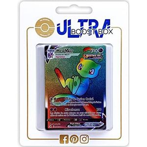Mew VMAX 268/264 Fusion Strike Shiny Rainbow - Myboost X Epée et Bouclier 8 - Poing de Fusion - Doos met 10 Franse Pokemon kaarten