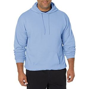 Hanes Heren EcoSmart Hoodie, Midweight Fleece, Pullover Hooded Sweatshirt, Lichtblauw, XL
