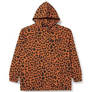 4F H4Z22-BLD011 Sweatshirt, Brown Allover, M voor dames, Brown Allover, M