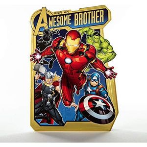 Hallmark Verjaardagskaart voor Broer - Marvel Avengers Pop Out Design