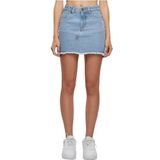 Urban Classics Dames Rok Ladies Heavy Mini Denim Rok New Light Blue Washed 27, New Light Blue Washed, 27