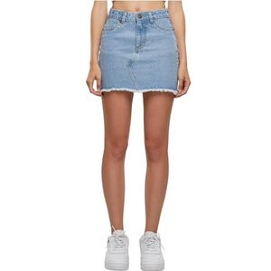 Urban Classics Dames Rok Ladies Heavy Mini Denim Rok New Light Blue Washed 27, New Light Blue Washed, 27