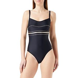 Haute pression badpak voor dames, zwart, 42