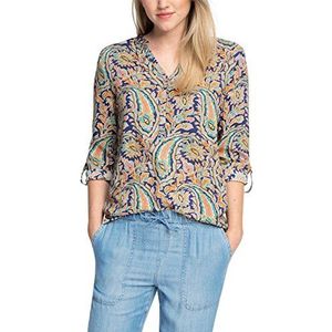 ESPRIT dames blouse, meerkleurig (navy 400), 36