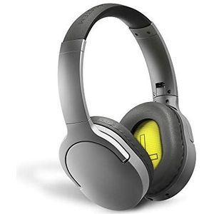 Energy Sistem BT Travel 5 ANC Headphones (Active Noise Cancelling, Bluetooth, Voice Assistant, Control Talk, Foldable, Extended Battery) – grijs