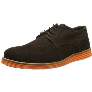 JACK & JONES Heren JJ Sence ORG Derby, Bruin Slate Zwart, 43 EU