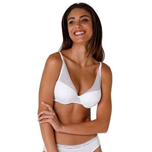 Lovable BH beugel met gewatteerde cups Sensual Touch Exclusive dames, wit, 85C, wit (Bianco 003), 34