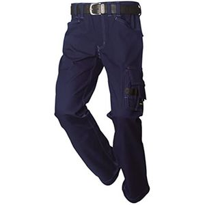 Tricorp 502007 Workwear Canvas Werkbroek, 65% polyester/35% katoen, 100% nylon (500D) Cordura, 300g/m², zwart, maat 48