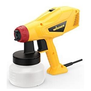 WAGNER Spuitapparaat hout en metaal W 125 voor lak en lak, voor binnen en buiten, 5 m² in 10 minuten, inhoud 600 ml, 350 W