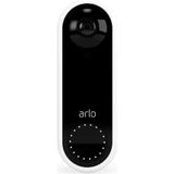 Arlo Essential bedrade video deurbel met camera, directe mobiele oproep, 1080p HD, 180˚ nachtzicht, sirene, bewegingsdetectie, 2-weg-audio, incl. proefp. Arlo Secure, 1 deurbel, wit