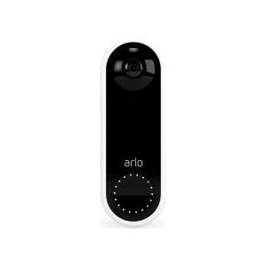Arlo Essential bedrade video deurbel met camera, directe mobiele oproep, 1080p HD, 180˚ nachtzicht, sirene, bewegingsdetectie, 2-weg-audio, incl. proefp. Arlo Secure, 1 deurbel, wit