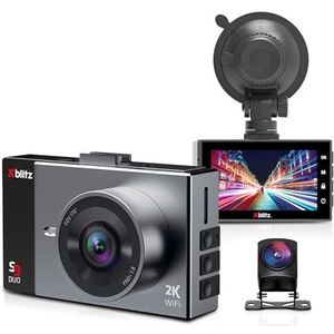 Xblitz - S9 Duo - Dashcam - Zwart - UHD - Ingebouwde Microfoon en Display
