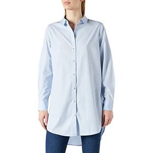 PIECES Damesblouse Pcnoma Ls, lang shirt Noos BC, Kentucky blauw, M