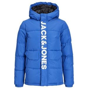 JACK&JONES JUNIOR Jongens JCOSPEED Puffer SN MNI bufferjack, Nautical Blue/Detail: White Logo Borst, 116, Nautical Blue/Detail: wit logo borst, 116 cm