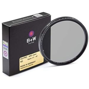 B+W grijsfilter ND vario/variabel ND2-32 (MRC nano, XS-Pro, 16x gecoat, Premium), 82 mm, zwart, 82mm