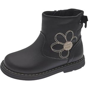 Chicco - Kuitlaarzen - Beige / Zwart - Imitatieleer - Platte Hak