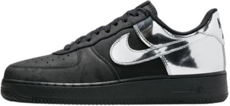 Nike - Air Force 1 Low - Sneakers - Zwart - Suède met Air-demping