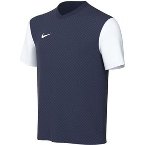 Nike Uniseks-Kind Short Sleeve Top Y Nk Df Tiempo Prem Ii Jsy Ss, Marineblauw - Wit, DH8389-410, XS